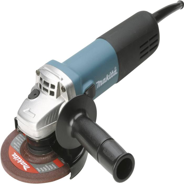 Makita 9554HNG Angle Grinder 115mm(4-1/2 inch),Slide Switch,710W,10000rpm,1.6 Kg