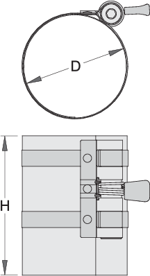 Unior Piston Ring Compressor(2205-165)619729