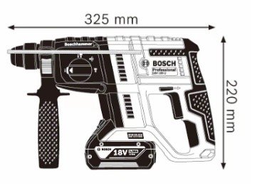 Bosch Cordless Rotary Hammer 18 V GBH 180-L1 # 0 611 911 1L2