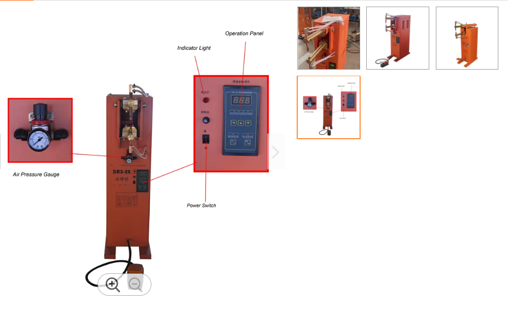 Telwin AC Spot Welder DN1-16 220V 1PH 16KVA CAP 0.5-0.5~2.5+2.5