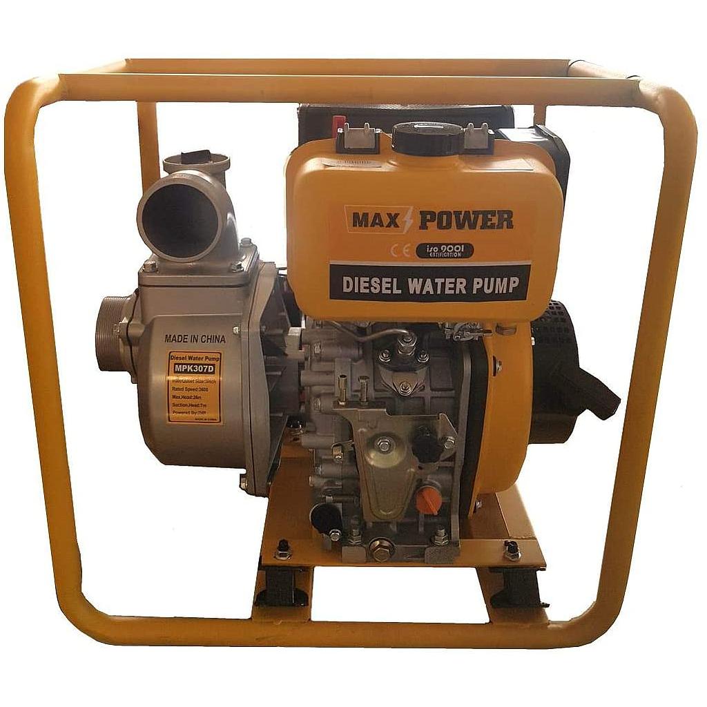 Maxpower 3&quot; Diesel Water Pump Mpk307d Manual Start