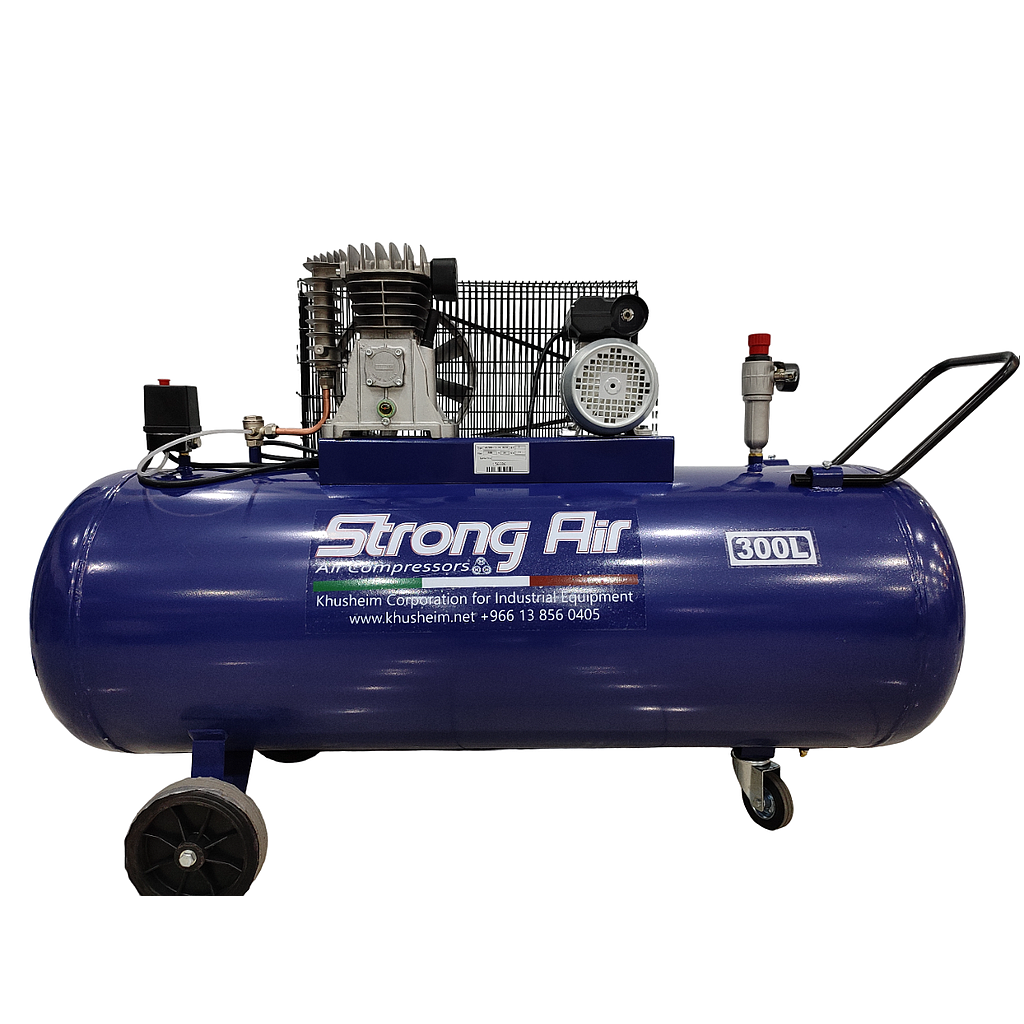 Strong Air 300 Litre Air Compressor Electric Vg-40 Head, 3 Hp (Made In Italy)