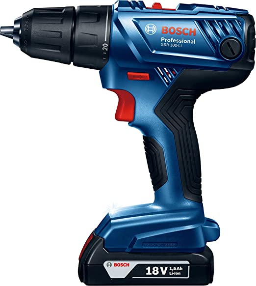 BOSCH 18V BATTERY SCREWDRIVER MODEL: GSR180-LI