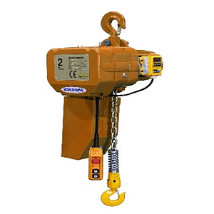 Kukdong 2 - Ton X 7.1mm X 6m Electric Chain Hoist 2 – way Moves, 220V/380V, 3PH, 60HZ Made in Korea