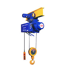ELECTRIC WIRE ROPE HOIST W/ MOTOR DRIVEN TROLLEY, 3T, 12M 380V