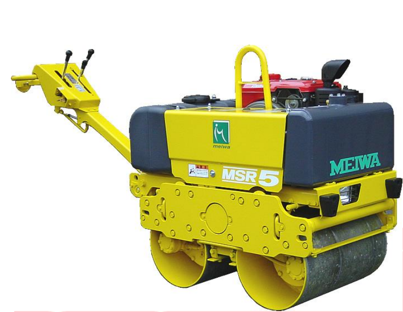 Meiwa MSR5KM Vibrator Roller Compactor Diesel Engine-Japan