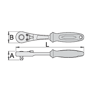 Unior Reversible Rachet1/2"-1901-A/B1#611782