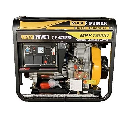 DIESEL GENERATOR MPK7500D 220V 50/60HZ 1PH ELECTRIC START