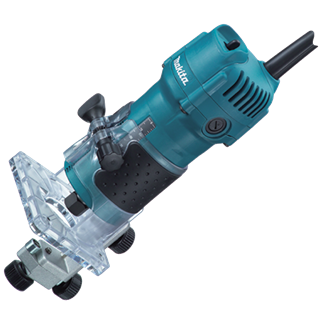 Makita 3709 Wood Trimmer, Collect Size 6mm.