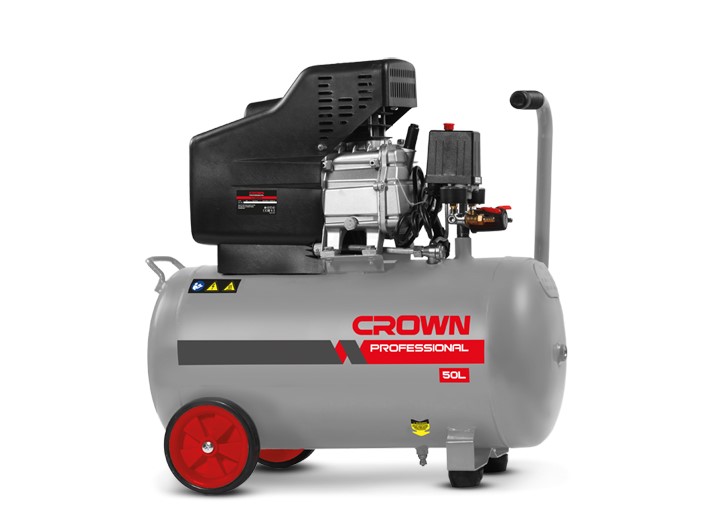 Crown Air Compressor 50 Ltr, 2 HP, 8 Bar, 230V # CT36029