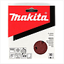 Makita P-43533 Abrasive Paper 125mm (Grit 40), For BO5010, BO5021, BO5030, BO5041, 10 discs