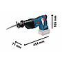 CORDLESS RECIPROCATING SAW WITH 2PIC BATTERY AND CHARGER # 601 64J 000