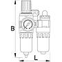 Pneumatic Filter Regulator And Lubricator 3/8"  # 617736