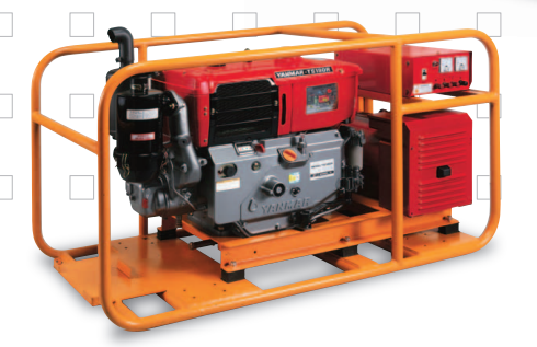 YAN/YTG6.5S [ Yanmar Water Cooled Diesel Engine Driven Brushless Generator. Model YTG6.5S Max Output 6.5KVA/6.5KW,Cont.Output 6.2KW 1-PHASE 220 -60HZ,3600R.P.M