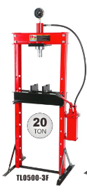 20 TON SHOP PRESS DOUBLE SPEED HAND PUMP TL0500-3F