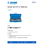 Unior 197MB2-Socket Set 3/4"(22-50)14Pcs/Set#600954