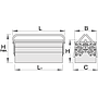 Unior Empty Tool Box - 5 Compartments # 607137